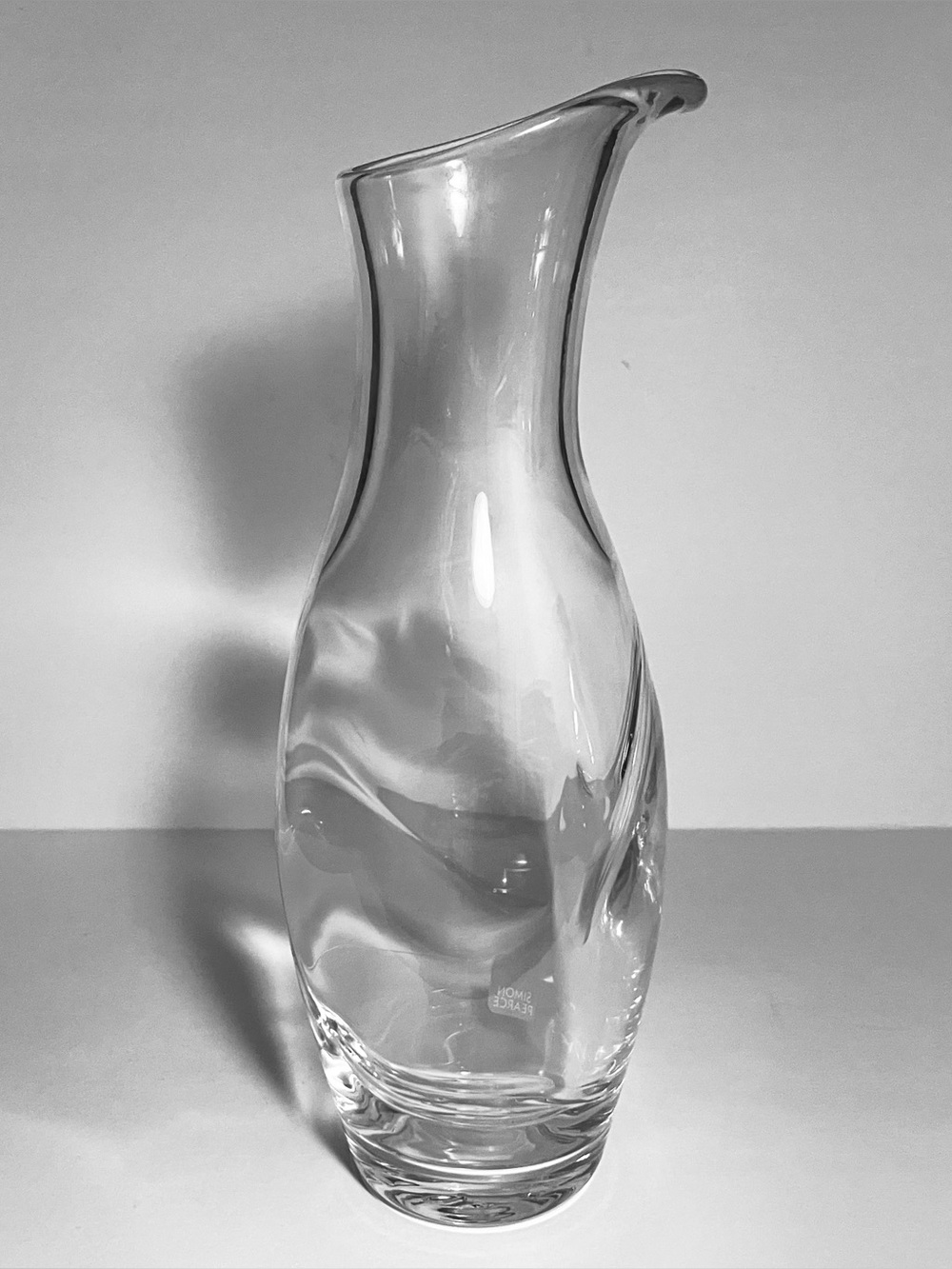 SIMON PEARCE Waterbury CARAFE / Hand-Blown Glass / AMERICAN MADE / Rare Retired